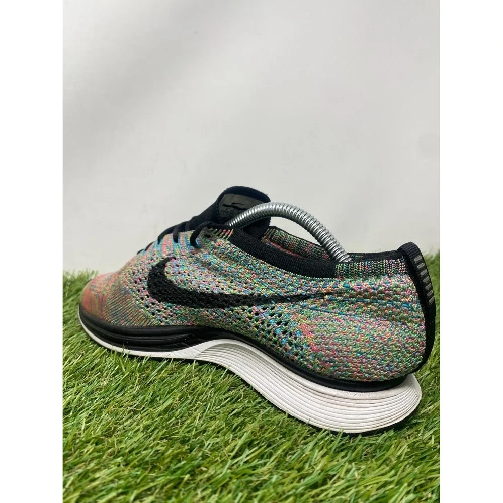Nike Flyknit Racer Multicolor Mens Running Shoes 526628-304 US 9 woven upper